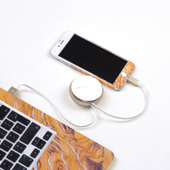 Circle™ Retractable USB to Lightning Cable Cord Charger for Apple iPhone iPod iPad