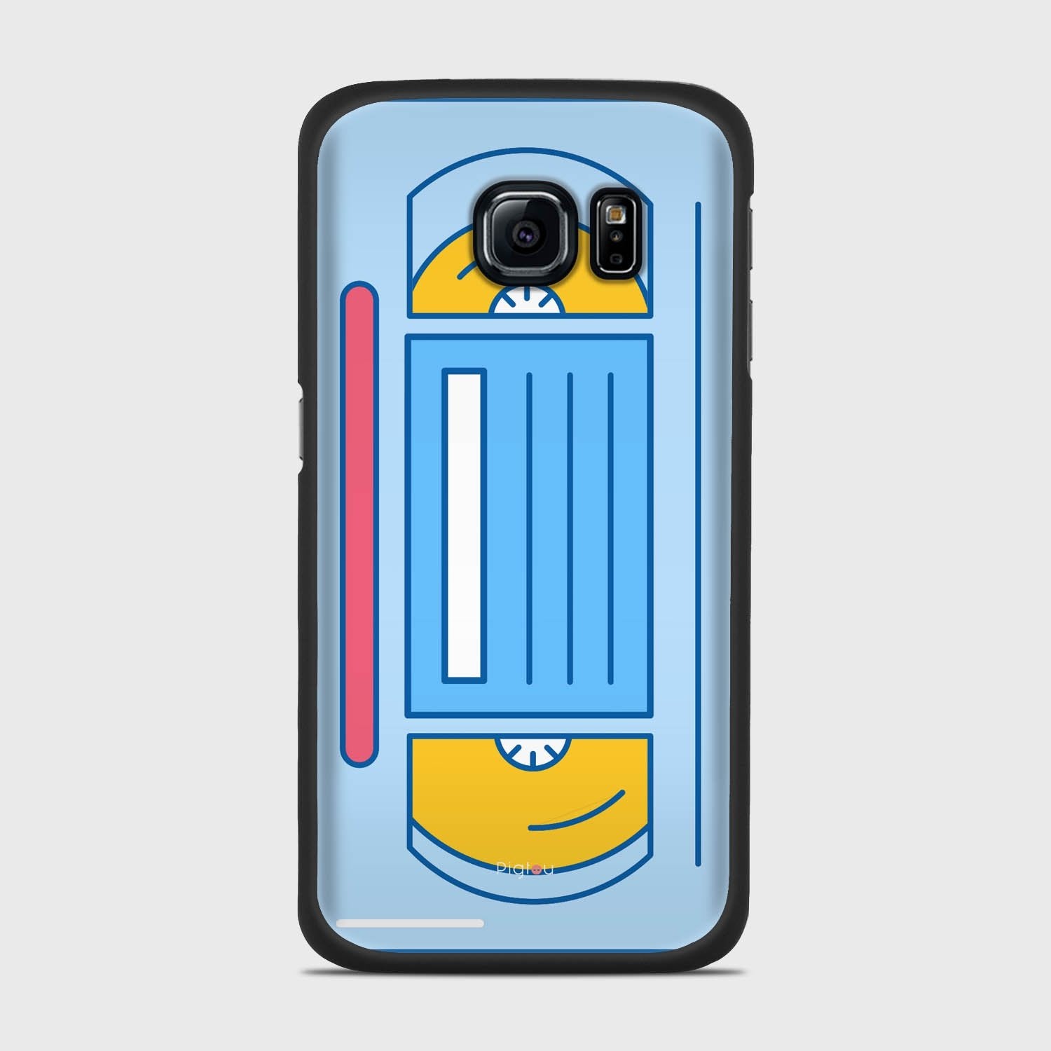 VIDEO TAPE Samsung Galaxy S6 Edge case - thin fit matte black (D100)