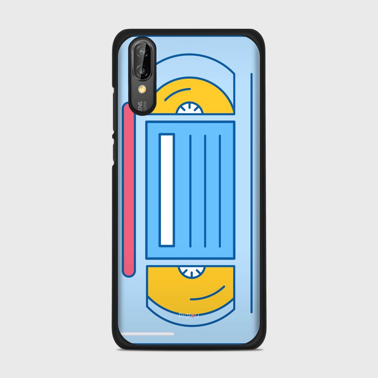VIDEO TAPE Huawei P20 case - thin fit matte black (D100)