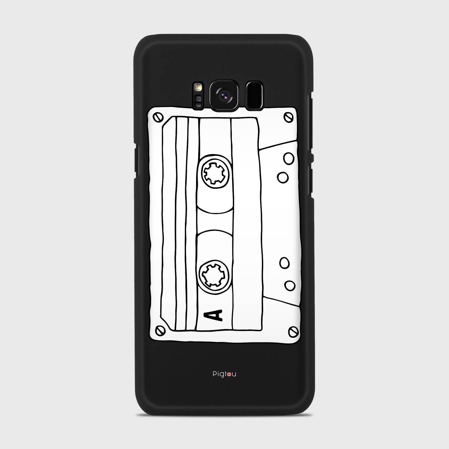 CASSETTE Samsung Galaxy S8 case - thin fit matte black (D101)