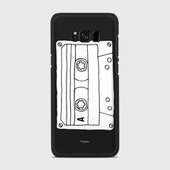 CASSETTE Samsung Galaxy S8 case - thin fit matte black (D101)