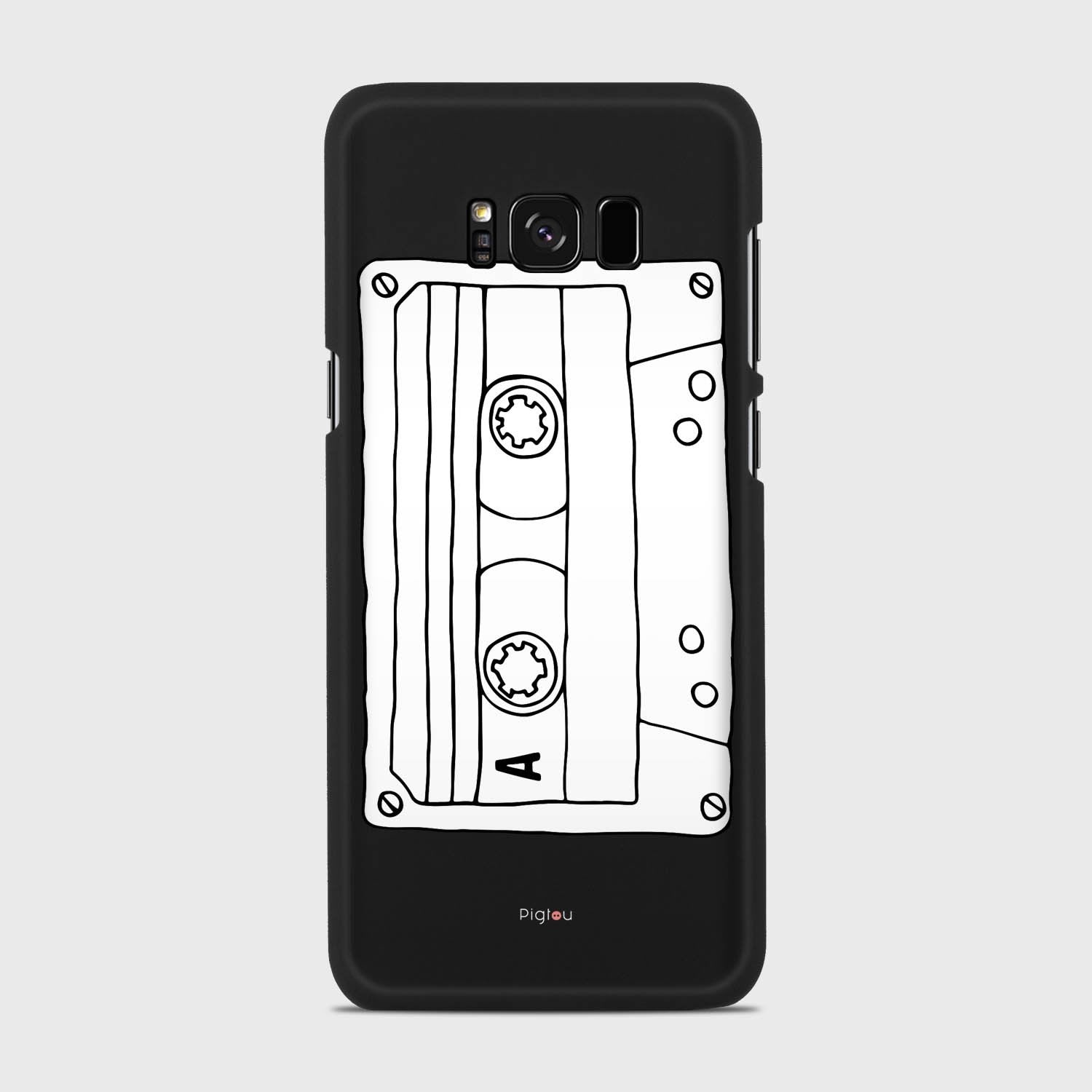 CASSETTE Samsung Galaxy S8 Plus case - thin fit matte black (D101)