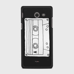 CASSETTE Samsung Galaxy J5 (2017) Verizon case - thin fit matte black (D101)