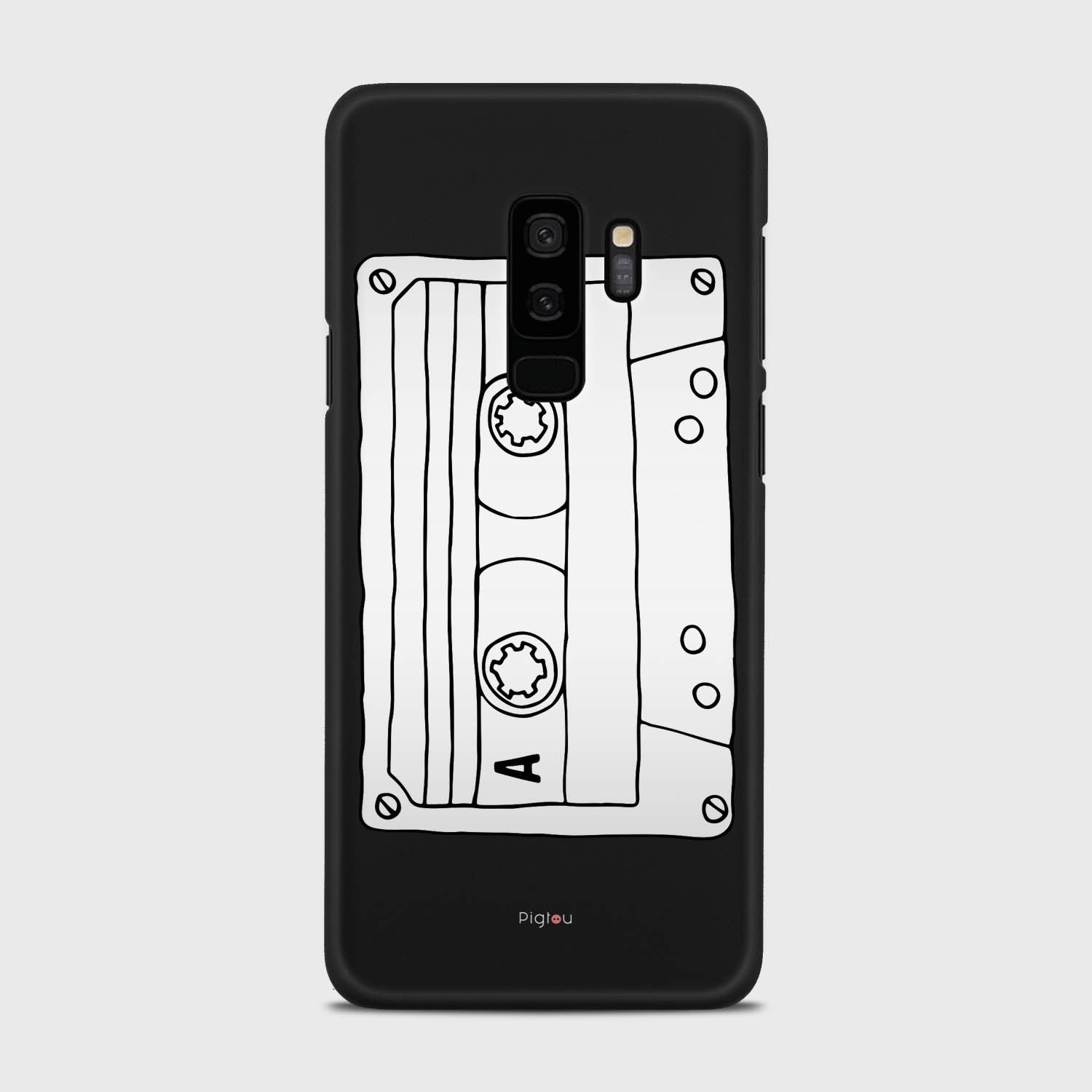 CASSETTE Samsung Galaxy S9 Plus case - thin fit matte black (D101)