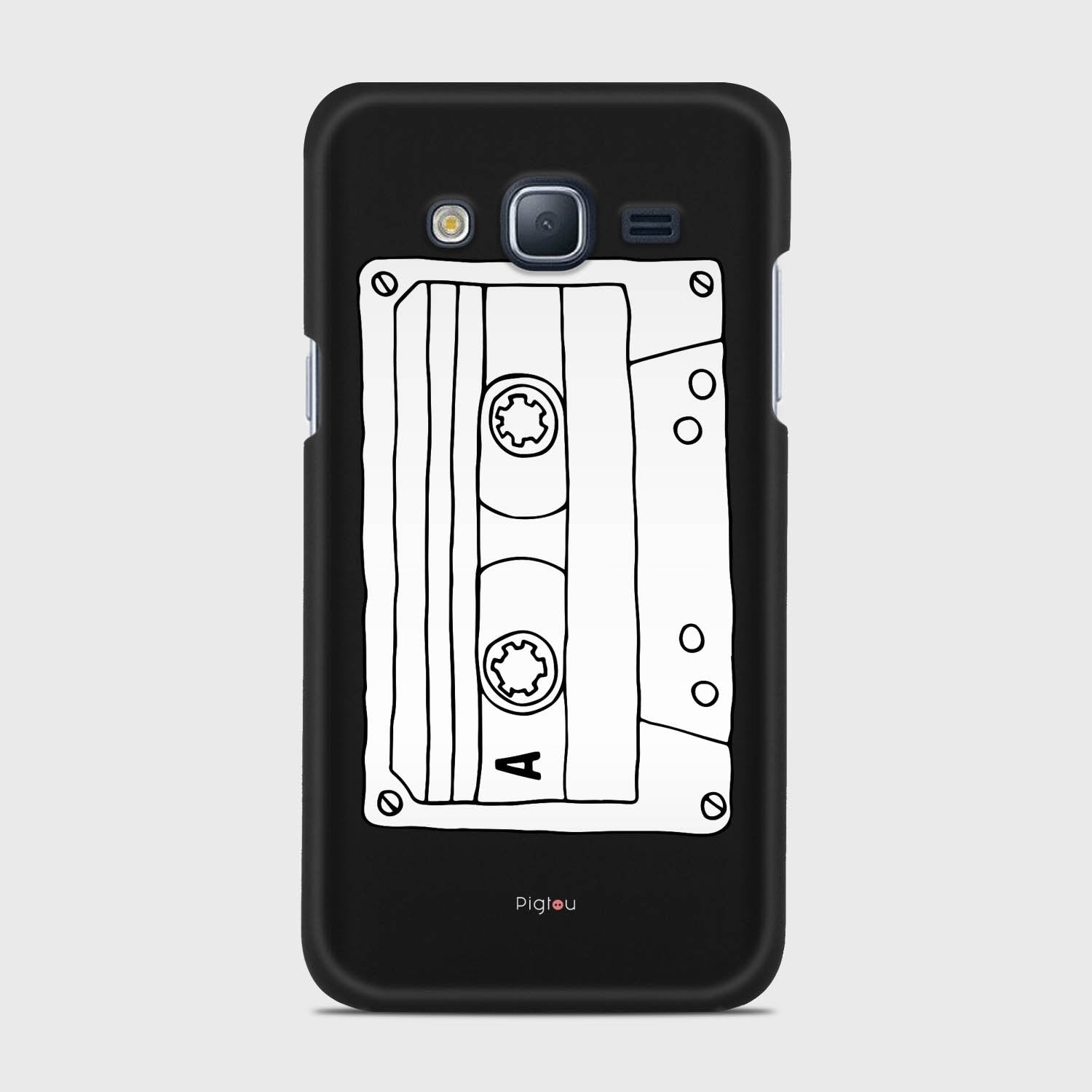 CASSETTE Samsung Galaxy J3 (2016) case - thin fit matte black (D101)