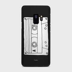 CASSETTE Samsung Galaxy S9 case - thin fit matte black (D101)