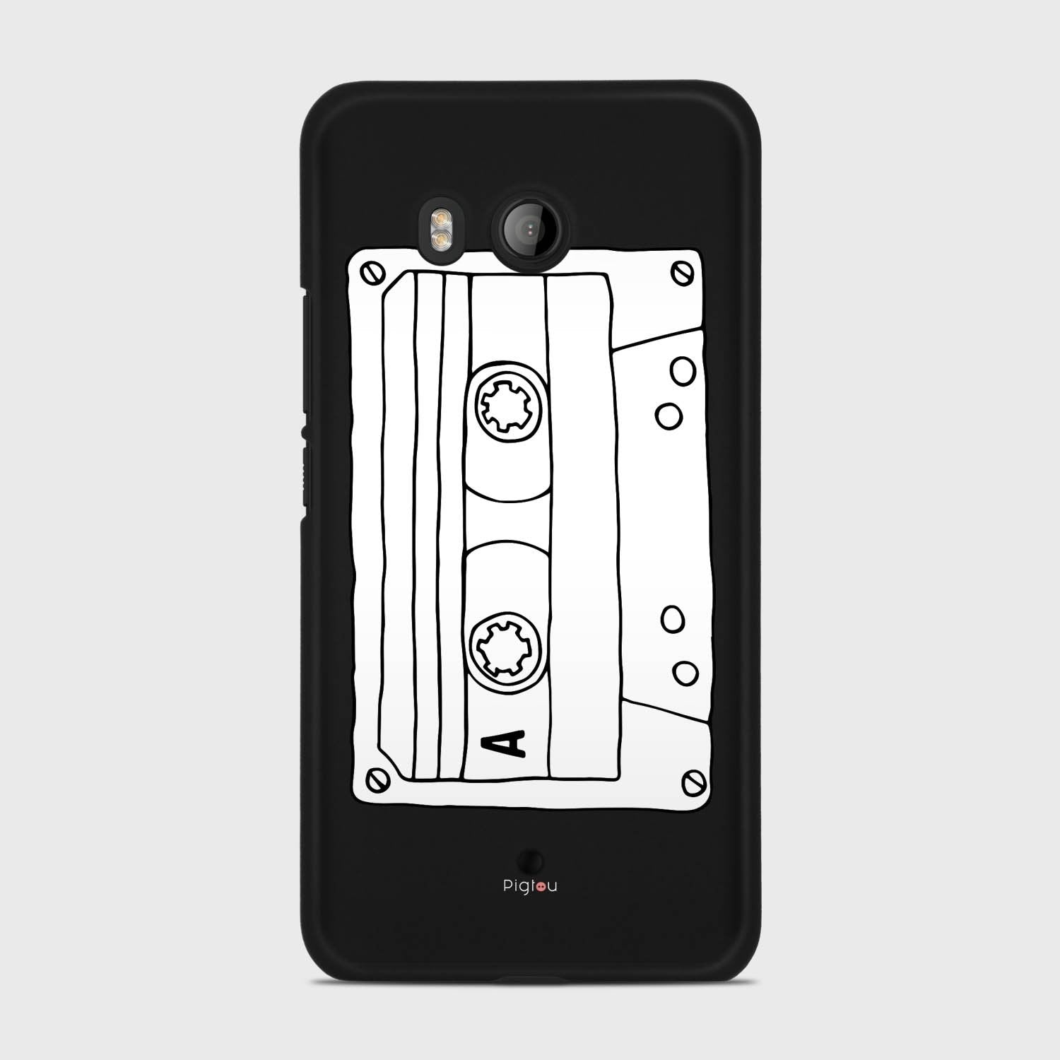CASSETTE HTC U11 case - thin fit matte black (D101)