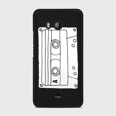 CASSETTE HTC U11 case - thin fit matte black (D101)