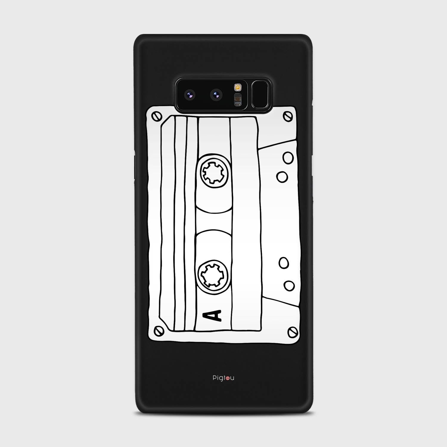 CASSETTE Samsung Galaxy Note 8 case - thin fit matte black (D101)
