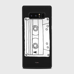 CASSETTE Samsung Galaxy Note 8 case - thin fit matte black (D101)
