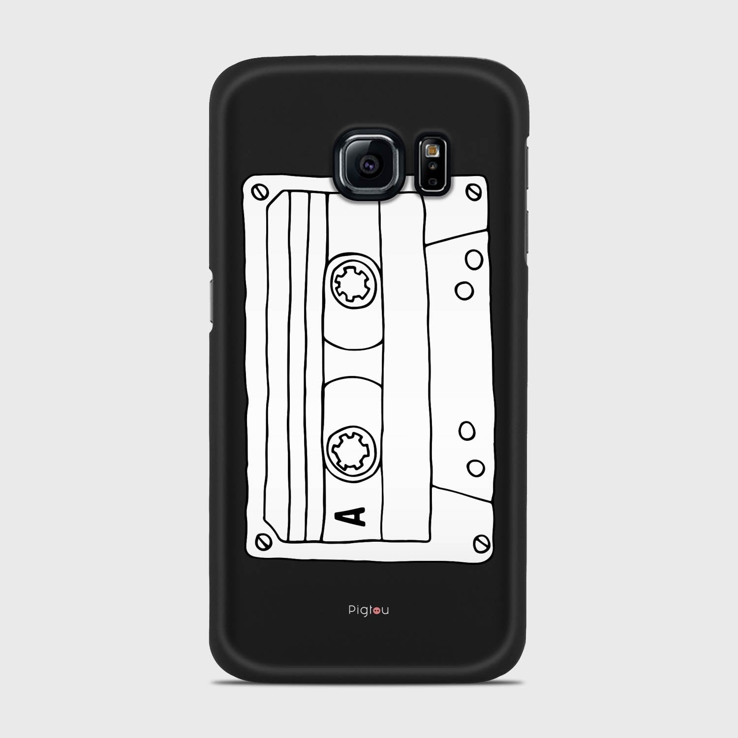CASSETTE Samsung Galaxy S6 Edge case - thin fit matte black (D101)