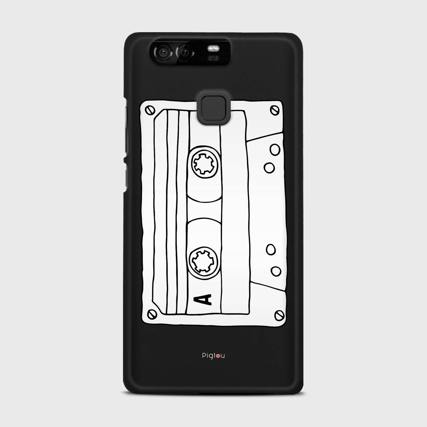 CASSETTE Huawei P9 case - thin fit matte black (D101)
