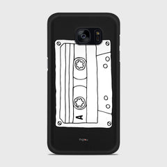 CASSETTE Samsung Galaxy S7 Edge case - thin fit matte black (D101)