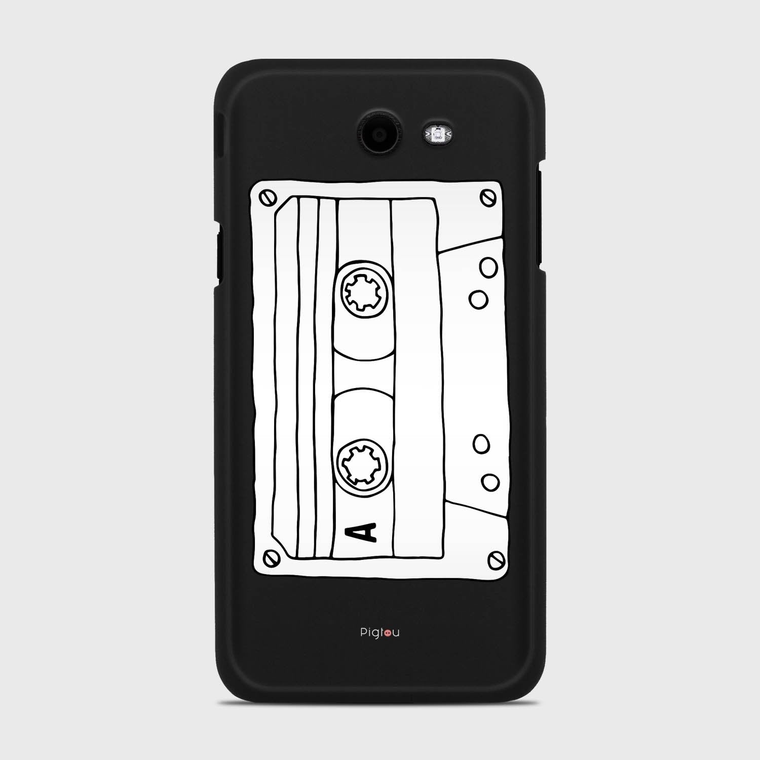 CASSETTE Samsung Galaxy J7 (2017) Verizon case - thin fit matte black (D101)
