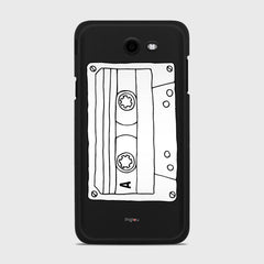 CASSETTE Samsung Galaxy J7 (2017) Verizon case - thin fit matte black (D101)