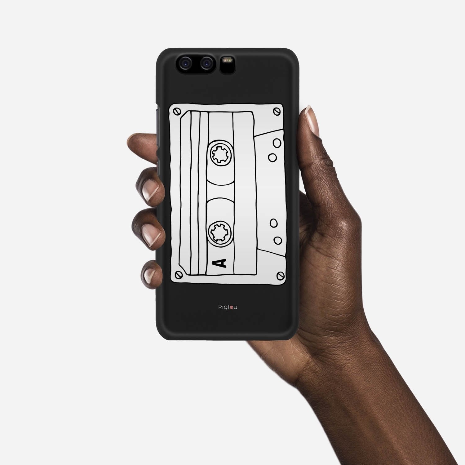 CASSETTE Huawei P10 case - thin fit matte black (D101)