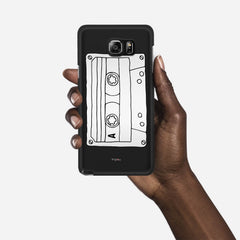 CASSETTE Samsung Galaxy Note 5 case - thin fit matte black (D101)