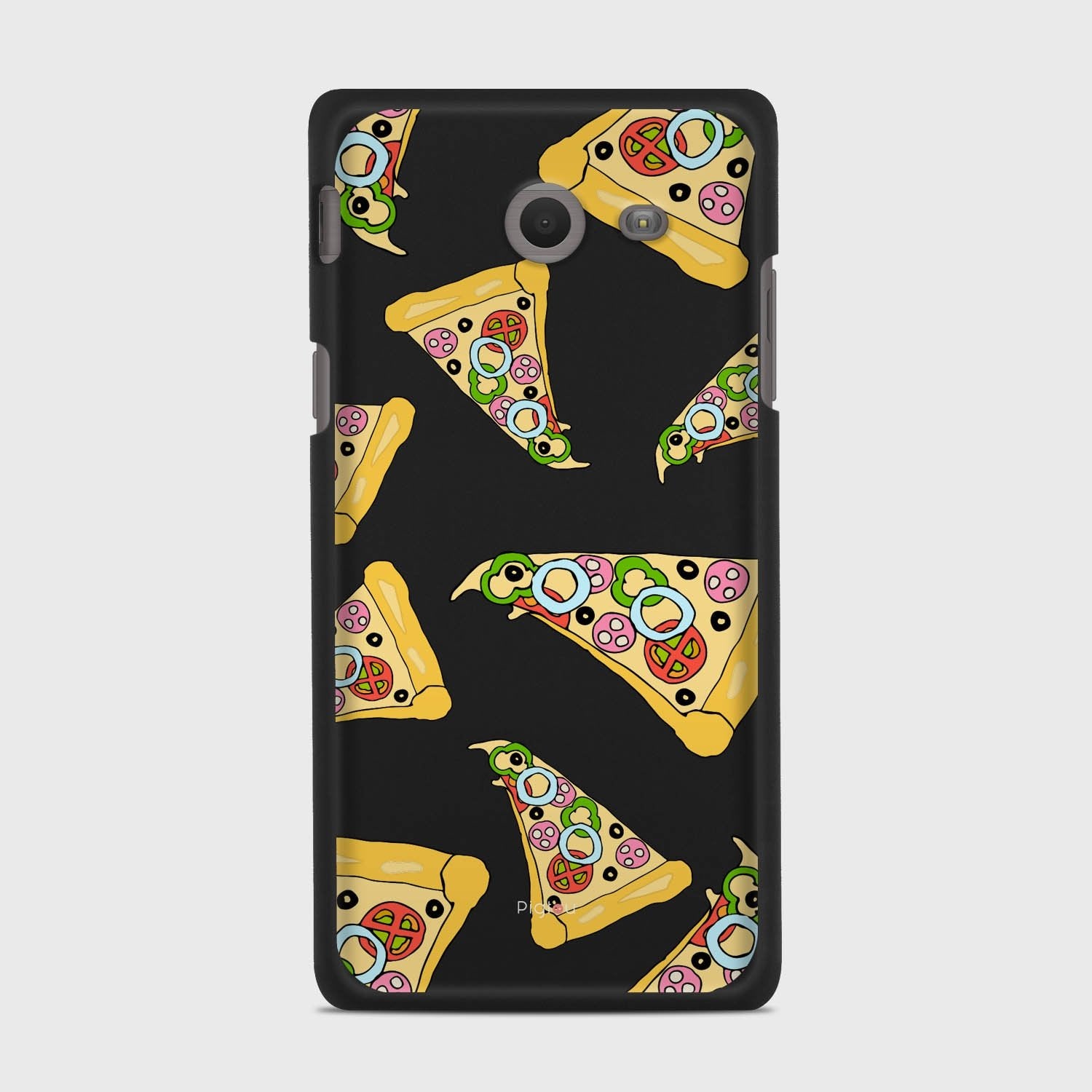 PIZZA Samsung Galaxy J5 (2017) Verizon case - thin fit matte black (D102)