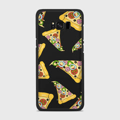 PIZZA Samsung Galaxy S8 case - thin fit matte black (D102)