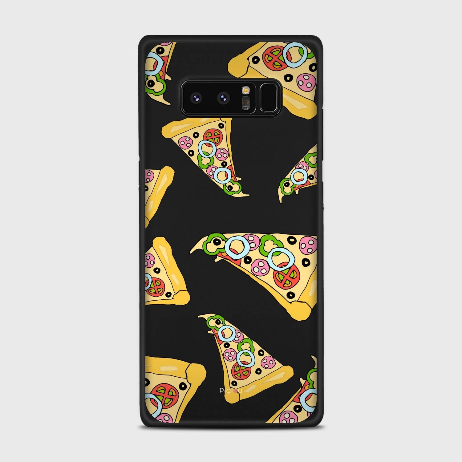 PIZZA Samsung Galaxy Note 8 case - thin fit matte black (D102)