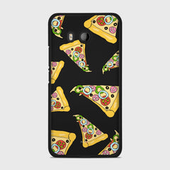 PIZZA HTC U11 case - thin fit matte black (D102)