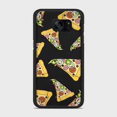 PIZZA Samsung Galaxy S7 case - thin fit matte black (D102)