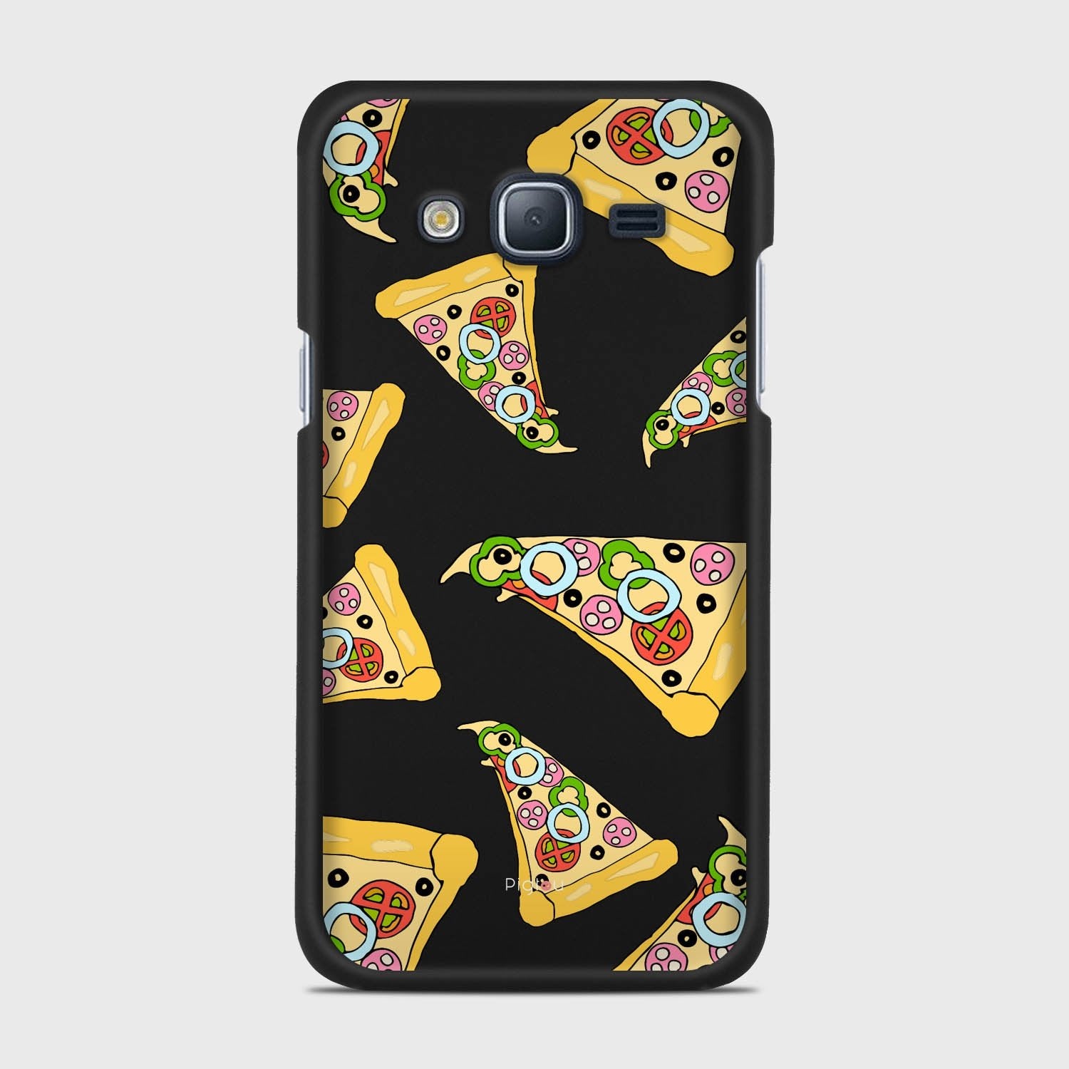 PIZZA Samsung Galaxy J3 (2016) case - thin fit matte black (D102)
