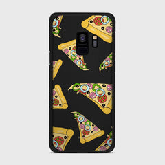 PIZZA Samsung Galaxy S9 case - thin fit matte black (D102)