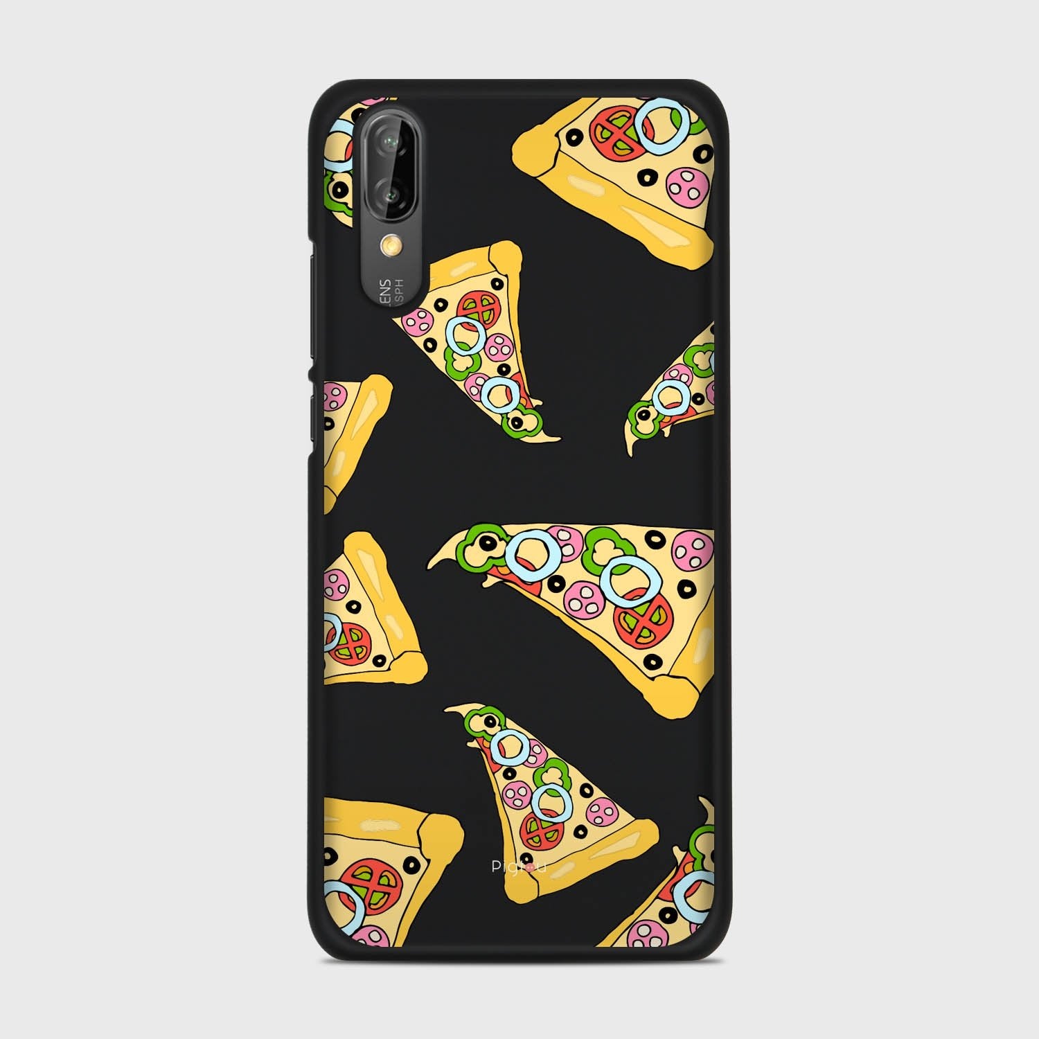 PIZZA Huawei P20 case - thin fit matte black (D102)