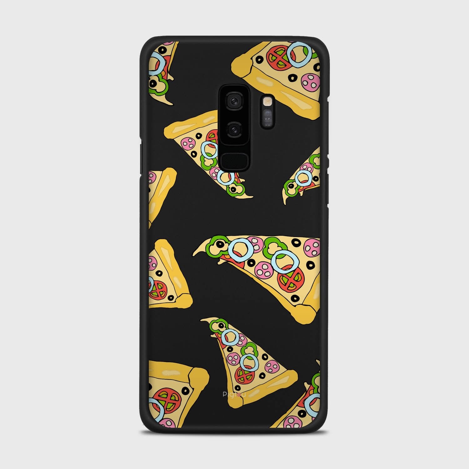 PIZZA Samsung Galaxy S9 Plus case - thin fit matte black (D102)