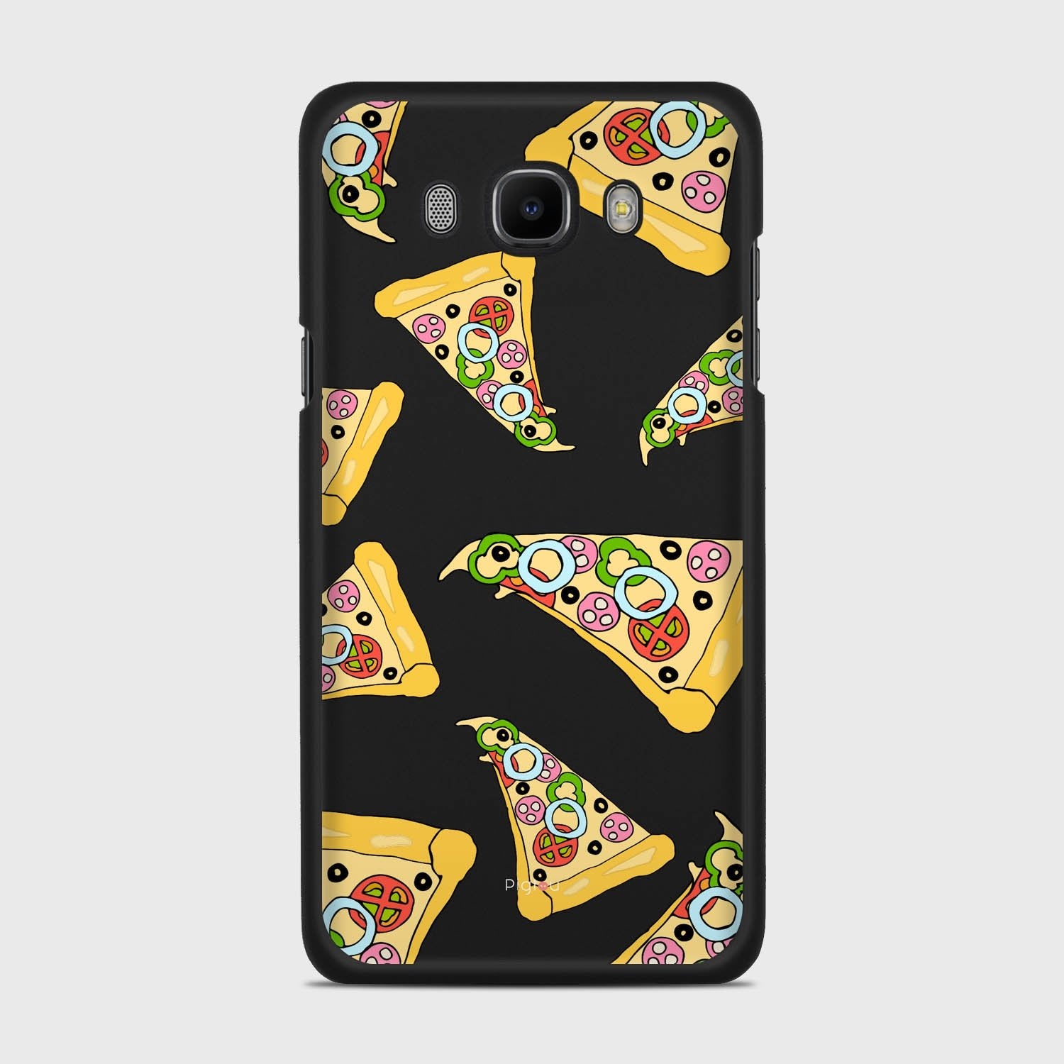 PIZZA Samsung Galaxy J7 (2016) case - thin fit matte black (D102)