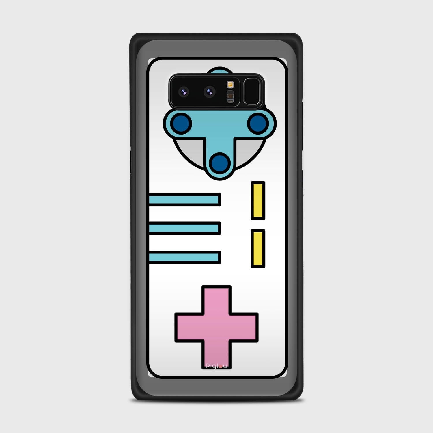 RETRO JOYSTICK Samsung Galaxy Note 8 case - thin fit matte black (D103)