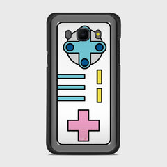RETRO JOYSTICK Samsung Galaxy J5 (2016) case - thin fit matte black (D103)