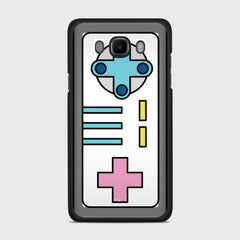 RETRO JOYSTICK Samsung Galaxy J7 (2016) case - thin fit matte black (D103)