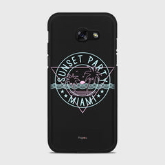 MIAMI SUNSET PARTY Samsung Galaxy A5 (2017) case - thin fit matte black (D104)