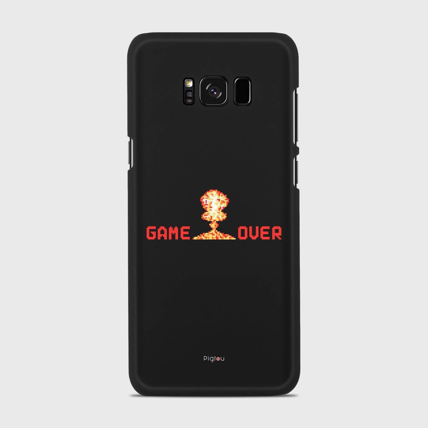 GAMEOVER Samsung Galaxy S8 Plus case - thin fit matte black (D105)