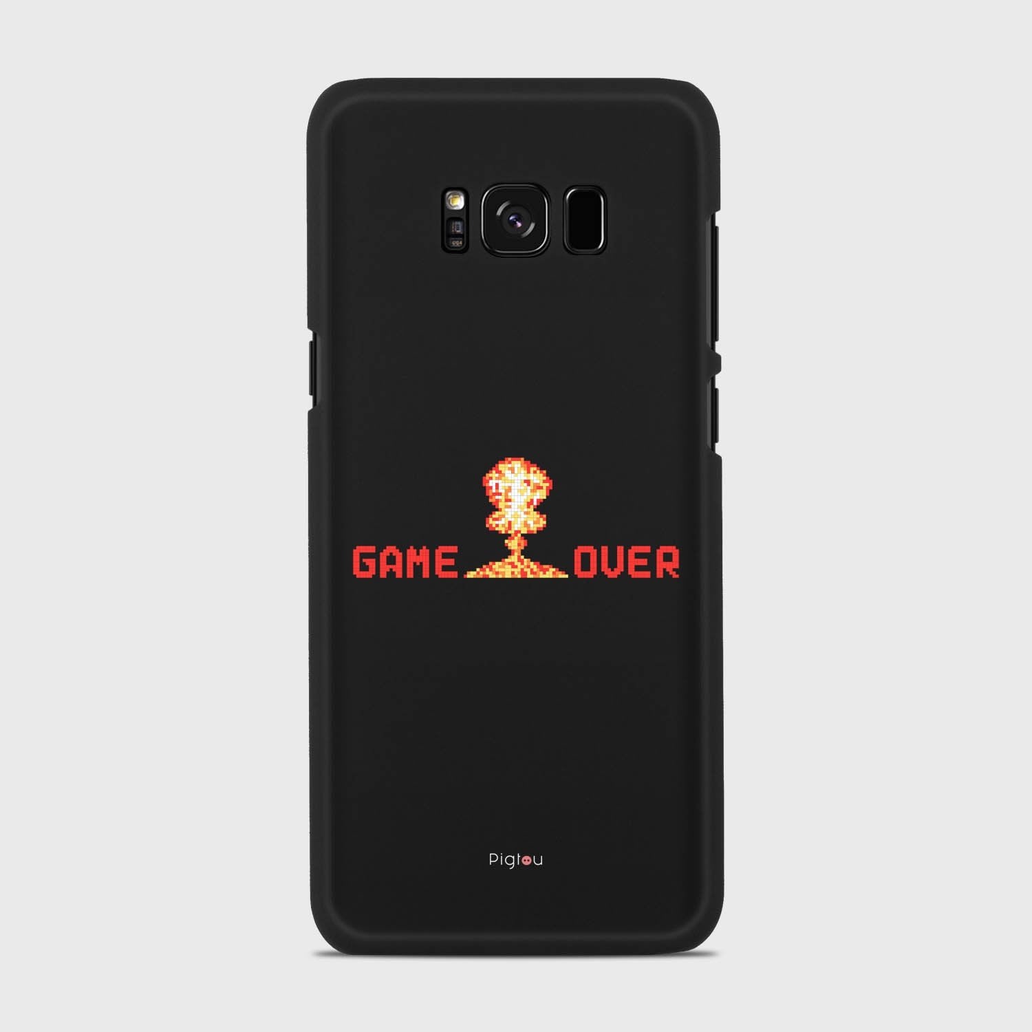 GAMEOVER Samsung Galaxy S8 case - thin fit matte black (D105)