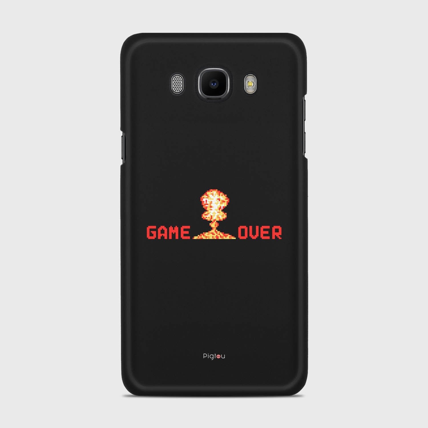 GAMEOVER Samsung Galaxy J7 (2016) case - thin fit matte black (D105)
