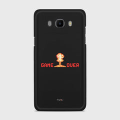GAMEOVER Samsung Galaxy J7 (2016) case - thin fit matte black (D105)