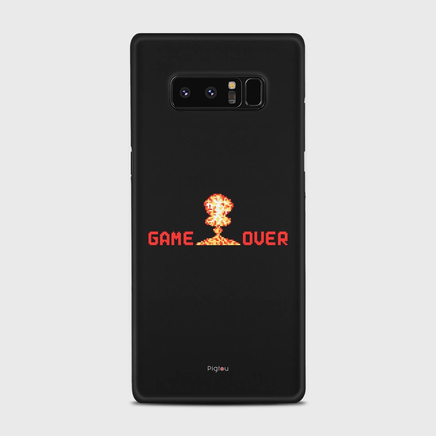 GAMEOVER Samsung Galaxy Note 8 case - thin fit matte black (D105)