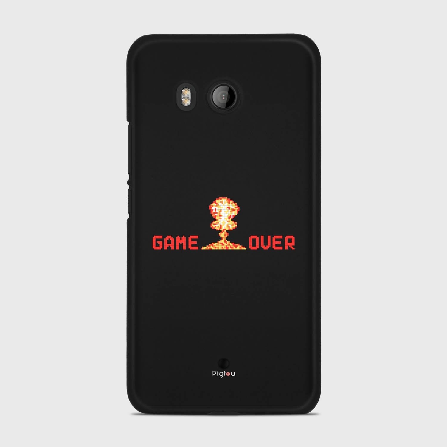 GAMEOVER HTC U11 case - thin fit matte black (D105)