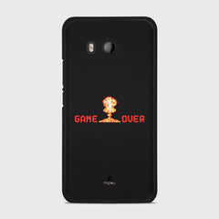 GAMEOVER HTC U11 case - thin fit matte black (D105)