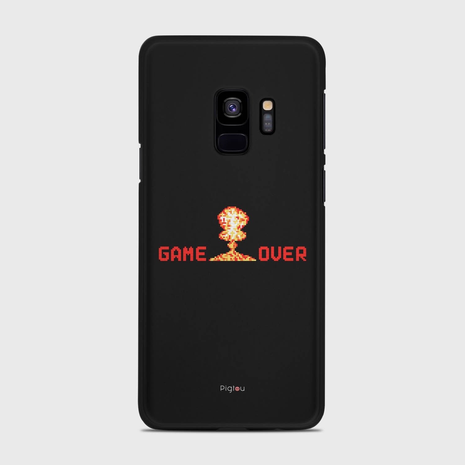 GAMEOVER Samsung Galaxy S9 case - thin fit matte black (D105)