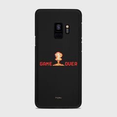 GAMEOVER Samsung Galaxy S9 case - thin fit matte black (D105)