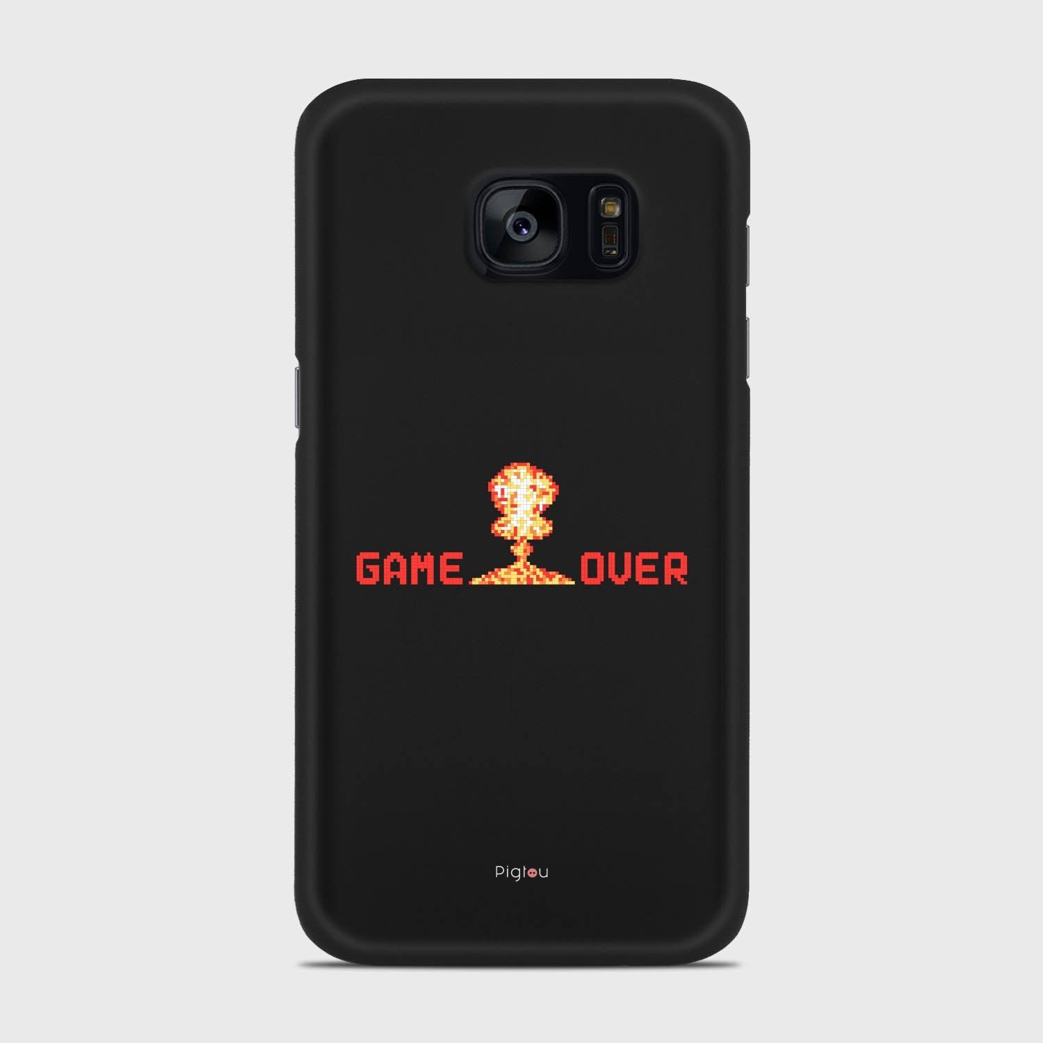 GAMEOVER Samsung Galaxy S7 Edge case - thin fit matte black (D105)