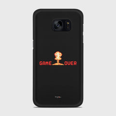 GAMEOVER Samsung Galaxy S7 Edge case - thin fit matte black (D105)