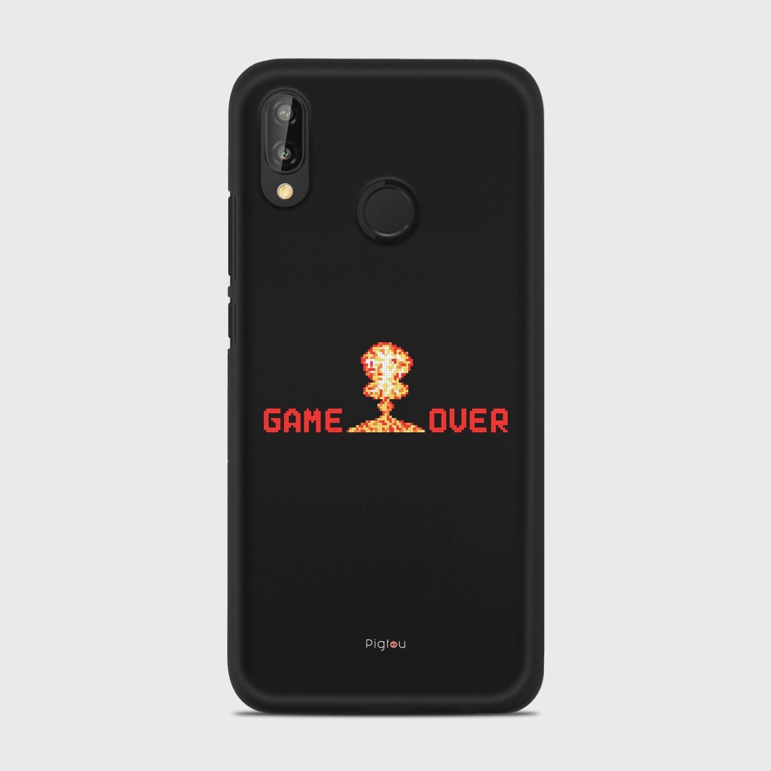 GAMEOVER Huawei P20 Lite case - thin fit matte black (D105)