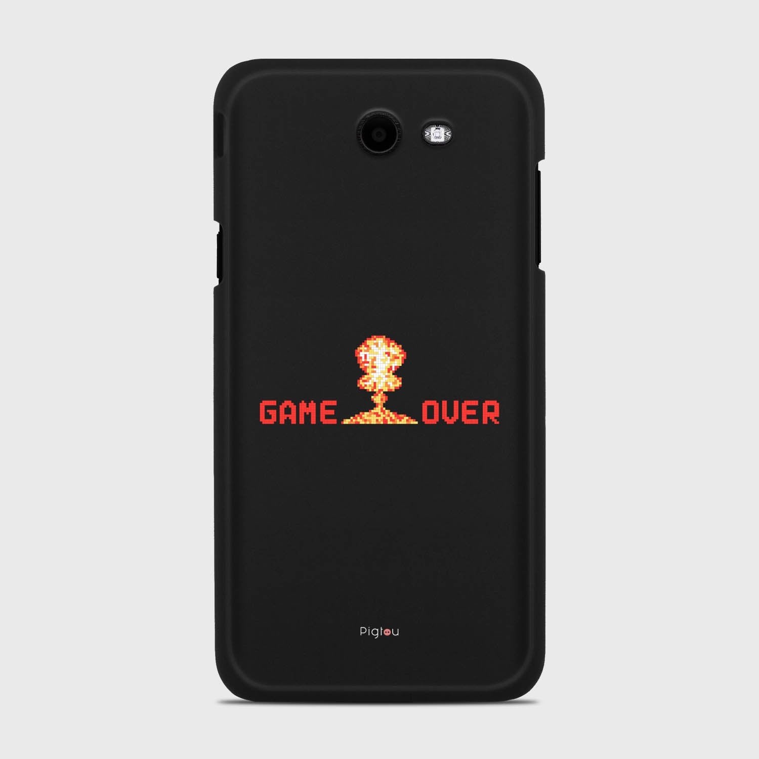 GAMEOVER Samsung Galaxy J7 (2017) Verizon case - thin fit matte black (D105)