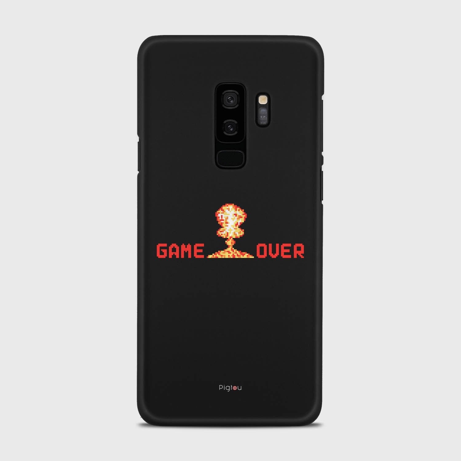 GAMEOVER Samsung Galaxy S9 Plus case - thin fit matte black (D105)