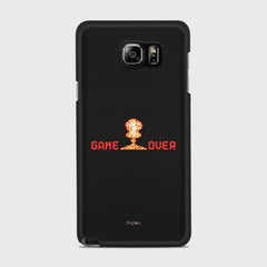 GAMEOVER Samsung Galaxy Note 5 case - thin fit matte black (D105)
